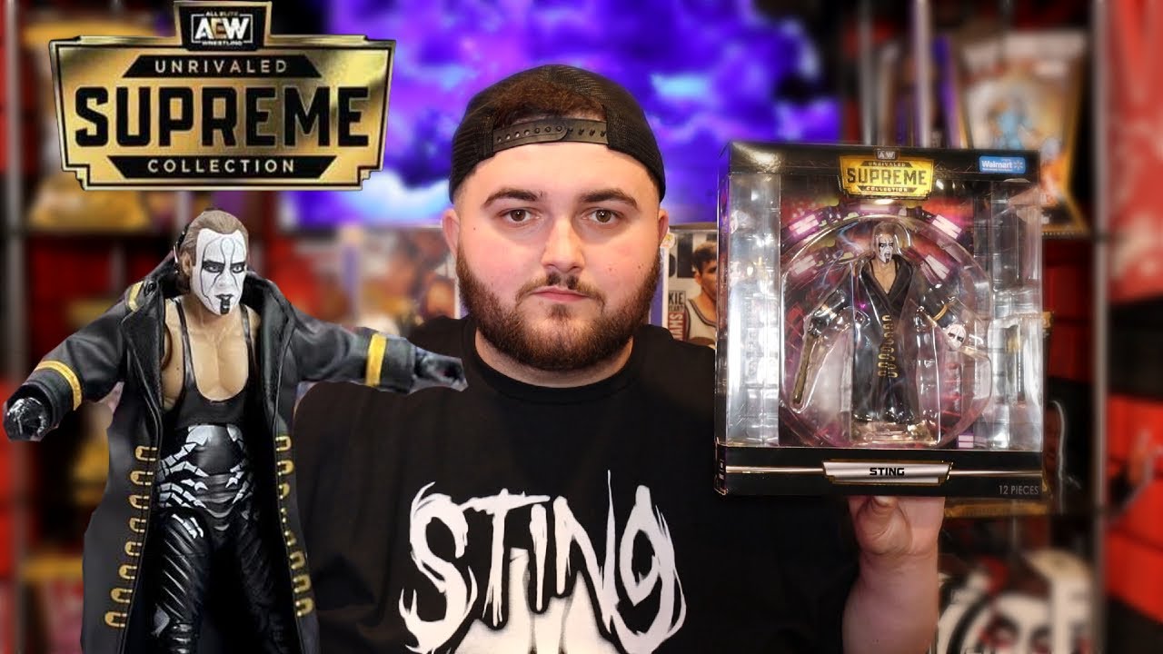AEW SUPREME WALMART EXCLUSIVE STING FIGURE UNBOXING/REVIEW! - YouTube