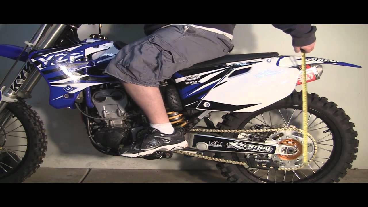 Setting Motocross Motorcycle Suspension Sag YouTube