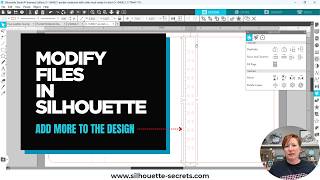 Modify a Design in Silhouette - Step-by-Step Tutorial