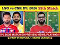 LSG vs CSK Dream11 Prediction| LSG vs CSK Today Match Prediction| IPL 2026 Match 59