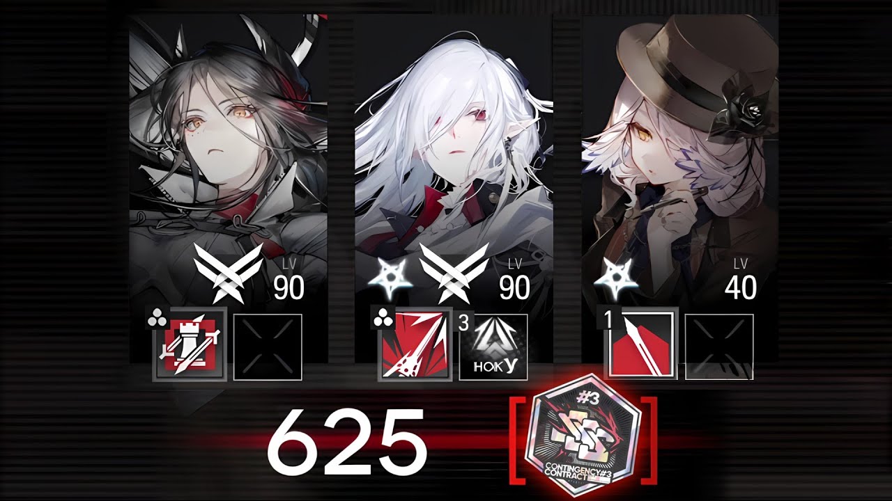 [Arknights] CC#3 Extinguished Sins 625 Points (3 OP)