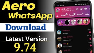 Aero Whatsapp Kaise Download Kare | How to Download Aero Whatsapp Latest Version | Aero Version 9.4 screenshot 2