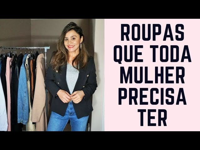 14 PEÇAS ESSENCIAIS NO GUARDA ROUPA FEMININO 