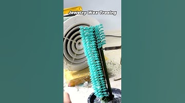 Each wax model finds its place on the tree, building the foundation for perfect casting.