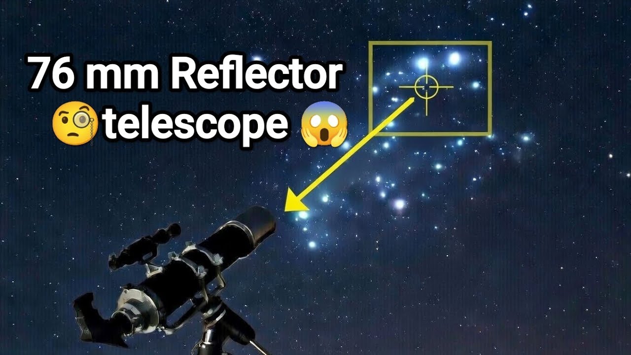 I captured-"Seven Sisters(Pleiades)" through my 76 mm reflector telescope.