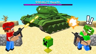 EVIL TANK vs SPEEDRUNNERS in Minecraft