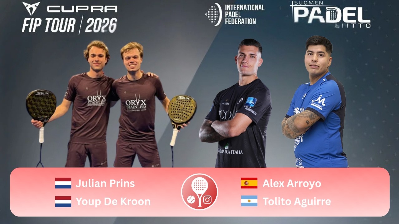 FIP Silver Finland, Tolito Aguirre & Alejandro Arroyo vs Julian Prins & Youp De Kroon, No Breaks