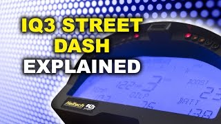 🔍 IQ3 Street Display and Logger Dash Overview