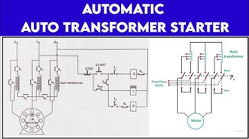 Automatic Auto Transformer Starter Control Circuit Diagram Explained In Tamil