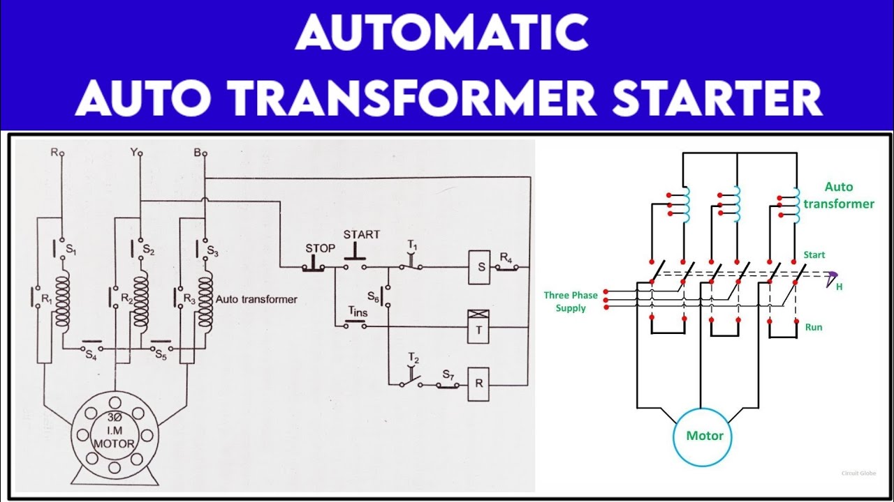 Auto Transformer Starter Power Wiring Connection Explained  @TheElectricalGuy 