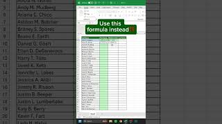 How to use LEFT in 23 seconds‼️ #excel