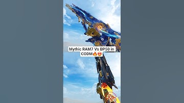 Mythic RAM 7 Vs BP50 in CODM 🔥 #shorts #codm #codmobile