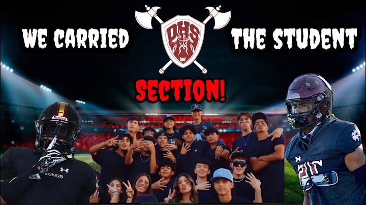 Downey high 2022 student section! (WE CARRIED THE WHOLE STUDENT SECTION!)