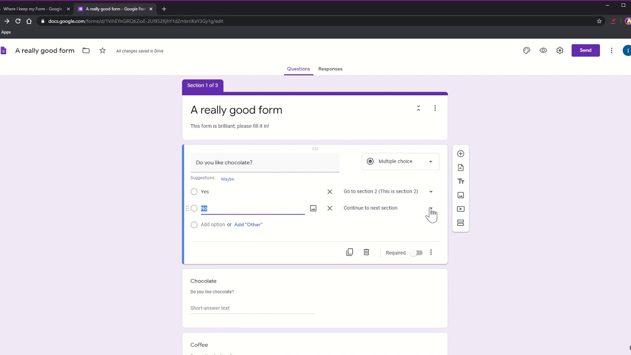 Making a Google Form - YouTube