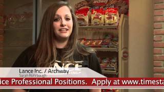 Time Staffing - Lance Inc. Testimonial