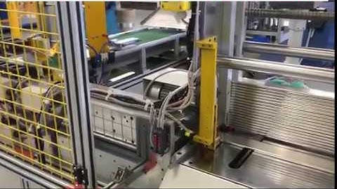 intercooler inner fin inserting machine