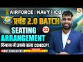 Seating Arrangement -1 | Airforce, Navy | Airforce Reasoning Classes |  Reasoning