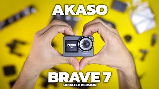 AKASO BRAVE 7 (UPDATED VERSION) | GOOD AUDIO?! FOR MOTO VLOG, BIKE VLOG | IS IT BETTER THAN GO PRO?