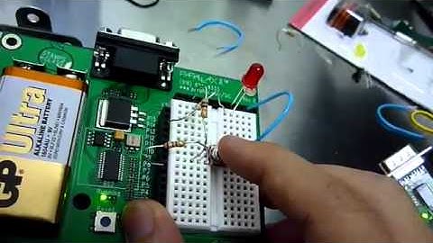 Basic Stamp   Turn LED on and off using pushbutton