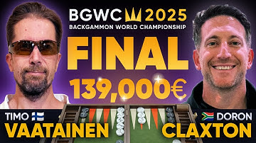Backgammon World Championship 2025 - FINAL (Monte Carlo)