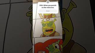 F-M REMAKE SML D-S: Shrek Punish Jeffy & Junior of eating His cheesecake by put them in the restroom