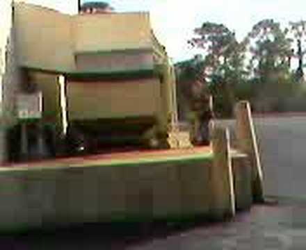 5 year old justin on small loading dock