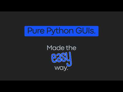 Pure Python GUIs - Made the easy way | FastAPI UIs, no HTML, no JS