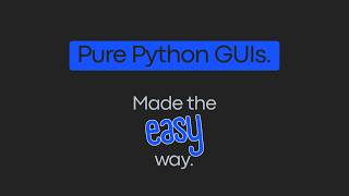 Information Pure Python GUIs - Made the easy way | FastAPI UIs, no HTML, no JS Update