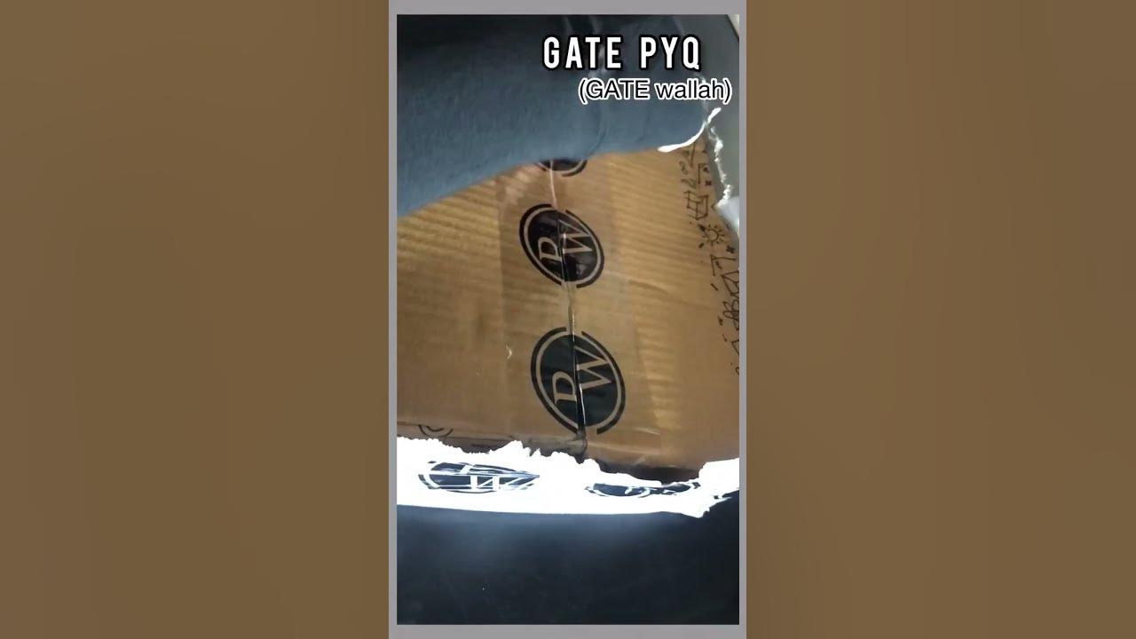 GATE PYQ book by physics wallah #shorts #unboxing - YouTube