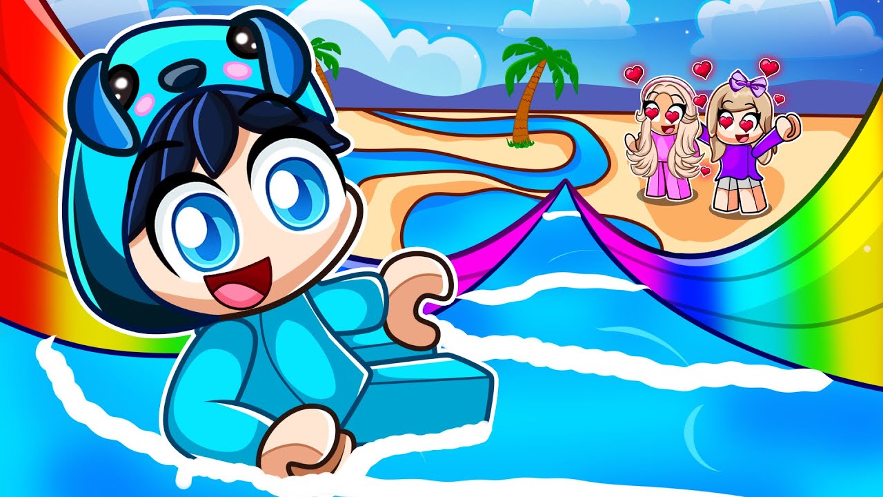 I Spent $10,000,000 On The BIGGEST WATERSLIDE In Roblox With MY