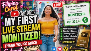 🌻My 1st Live Stream As Monitize Channel joined with me /open mic