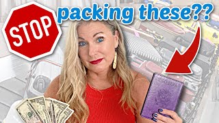 Things I no longer pack & what I pack instead (for women over 40)