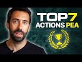 Top 7 des actions pour le pea