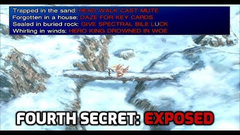 Final Fantasy VII: New Threat Mod 2.0: Chocobo secrets: Whirlwing in winds.