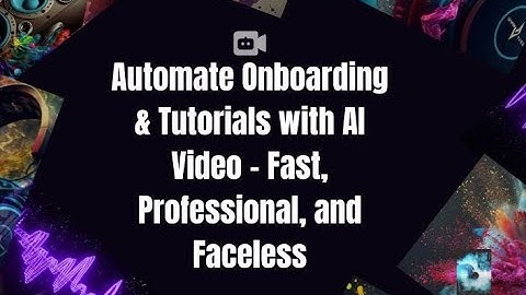 Automate Onboarding & Tutorials with AI Video – Fast, Professional, and Faceless