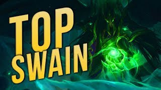 REWORK DO SWAIN - GAMEPLAY NO TOP COM A RUNA MAIS ROUBADA EVER! - League of Legends