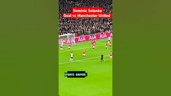 Dominic Solanke Goal vs Manchester United | Tottenham vs Manchester United #solanke #allgoals #spurs