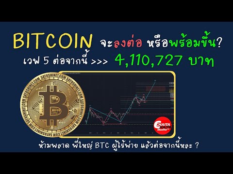 รายการพิเศษ x Elliott wave วิเคราะห์เหรียญ  BITCOIN ตอน เวฟ 5 ยักษ์อยู่ที่ 4 ล้านลงต่อหรือพร้อมขึ้น?