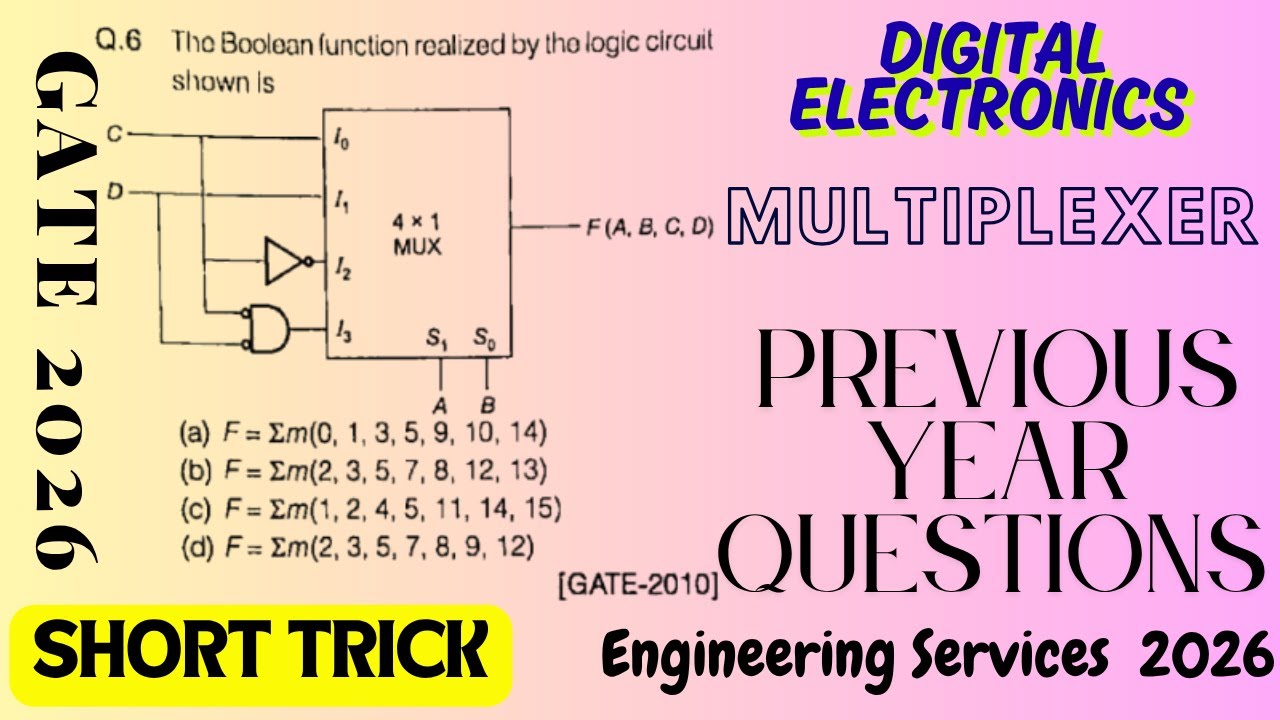 Most important Question for Gate 2026 || Digital electronics ...