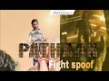 Pathaan full fight spoofshahrukh khan  deepika padukone  john abraham shiv t official present