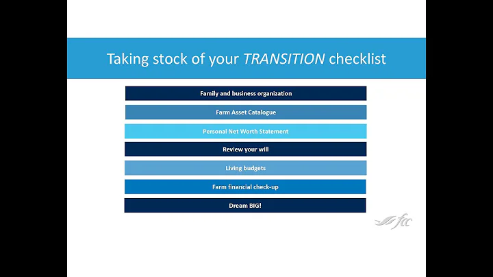 Taking Stock of Your Transition Planning with Andr...