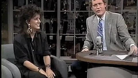 Grace Slick on Letterman, August 12, 1987