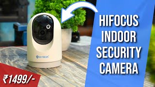 HIFOCUS Indoor Security Camera REVIEW (₹1499) | BEST wifi security camera for your Home & Office