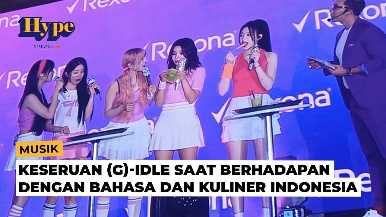 (G)-IDLE Ucap Menyala Abangku hingga Yuqi Terbalik Ucapkan Kue Ape dan Enak