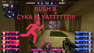 HOOXI the GIGACHAD of CSGO😂 G2 vs HEROIC Blast Premier