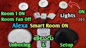 Finery 3- Channel Smart Wifi Switch Compatible With Alexa&Google Unboxing And Setup in Telugu.