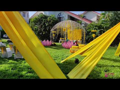 Outdoor Haldi Decorations