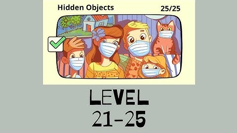 Brain Wash: Hidden Objects level 21 22 23 24 25