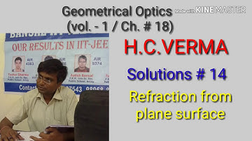 Solution # 14 / Geometrical or Ray optics / H.C.VERMA/  Chapter # 18