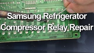 Samsung Refrigerator Not Cooling - How to Replace the Compressor Relay